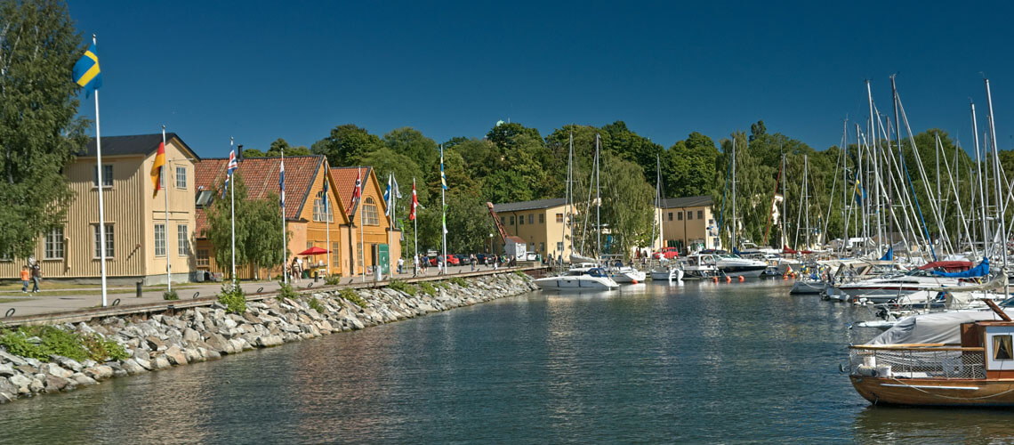 Fotograf Norrköping bild på hamn.